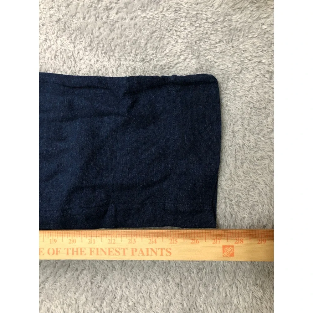 Banana Republic Pants Women S (28x27) Blue NWT Linen Blend Tapered Ankle